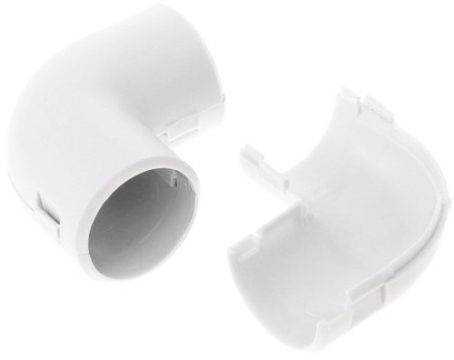 Угол разборный 90гр. ПВХ Промрукав Д=16 IP40 белый фото Угол разборный 90гр. ПВХ Промрукав Д=16 IP40 белый картинка